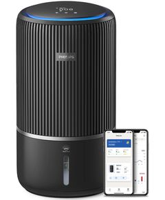Очисник повітря Philips 2 в 1 PureProtect Water Series 3400, 78м2, 300м3/год, Nano, НЕРА,попередн.,вугільний фільтр, Wi-Fi, датчик якості, температ,вологості, темно-сірий, фото  | SNABZHENIE.com.ua