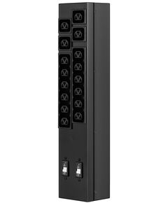 Пристрій розподілу електроживлення MIRSAN MXB, 2U, 16A, 1Ph, 16 гібридних розеток (C13-C19), чорний, фото  | SNABZHENIE.com.ua