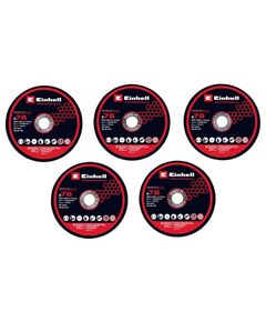 Диск відрізний Einhell TP-CO 18/76-C Li BL 76х10мм по металу 5шт, фото  | SNABZHENIE.com.ua