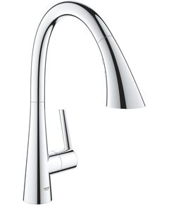 Змішувач для кухні Grohe Scala, довж.виливу - 214мм, поворотний, 1 важіль, хром, фото  | SNABZHENIE.com.ua