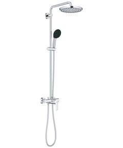Душова система Grohe Vitalio Start System 250 зі із одноважільним змішувачем для душу, верхній душ, лійка, кріпл. - на стійці, хром, фото  | SNABZHENIE.com.ua