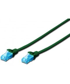 Патч-корд 2E CAT 5e, UTP, 5м, 26AWG, RJ45, 7/0.16, Cu, LSZH, зелений, фото  | SNABZHENIE.com.ua