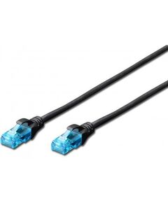 Патч-корд 2E CAT 5e, UTP, 0.50м, 26AWG, RJ45, 7/0.16, Cu, LSZH, чорний, фото  | SNABZHENIE.com.ua