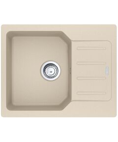 Мийка кухонна Franke City, фраграніт, прямокутник, з крилом, 620х500х190мм, чаша - 1, врізна, оборотна, UCG 611-62, бежевий, фото  | SNABZHENIE.com.ua