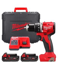 Акумуляторна дрель-шуруповерт безщіткова MILWAUKEE M18 BLDDRC-202C, 61 Нм, фото  | SNABZHENIE.com.ua