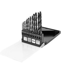 Набір свердел по металу GRAPHITEHSS зі швидкорізальної сталі HSS 2-8мм кейс 13шт, фото  | SNABZHENIE.com.ua