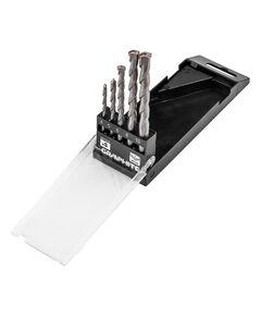 Набір свердел по бетону GRAPHITE 4-10мм, кейс, 5шт, фото  | SNABZHENIE.com.ua