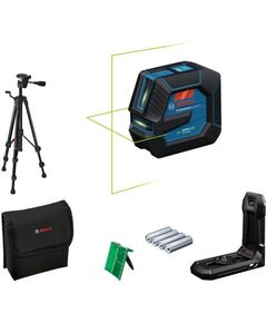 Нівелір лазерний Bosch Professional GLL 20-22 G 3.7В/4АА до 20м &plusmn;0.3мм/м зелений промінь чохол штатив IP 65 0.59кг, фото  | SNABZHENIE.com.ua