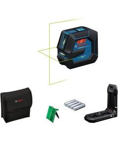 Нівелір лазерний Bosch Professional GLL 20-22 G 3.7В/4АА до 20м &plusmn;0.3мм/м зелений промінь чохол IP 65 0.59кг, фото  | SNABZHENIE.com.ua