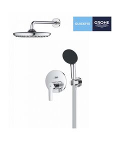 Душова система Grohe QuickFix Start прихованого монтажу з Vitalio Start 250, хром, фото  | SNABZHENIE.com.ua