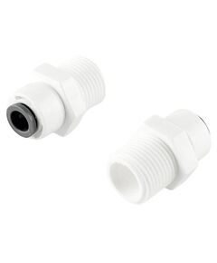 Фітинг Itiger прямий трубка 1/4"-різьба зовнішня 3/8", фото  | SNABZHENIE.com.ua