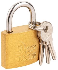 Навісний замок 40 мм, 2 ключа Top Tools, фото  | SNABZHENIE.com.ua