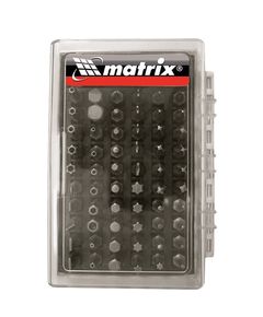 Набор бит с магнитным держателем 61 шт CrV MATRIX, фото  | SNABZHENIE.com.ua
