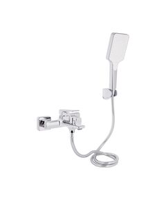 Смеситель для ванны Qtap Crow с душевым гарнитуром QTCRO259CRM48646 Chrome, фото  | SNABZHENIE.com.ua