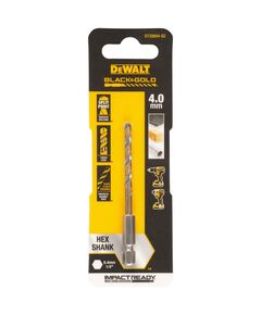 Сверло по металу DeWALT EXTREME IMPACT Black & Gold 6,5 мм DT20604, фото  | SNABZHENIE.com.ua