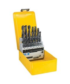 Набір свердл по металу 29 шт. HSS-R у металевій касеті DT5930, фото  | SNABZHENIE.com.ua