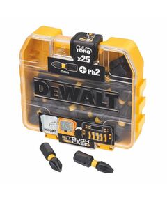 Набір біт DeWALT Phillips Ph2, 25 мм, 25 шт, кейс, фото  | SNABZHENIE.com.ua