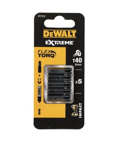 Набор бит DeWALT IMPACT TORSION Torx T40, 25 мм, 5 шт, фото  | SNABZHENIE.com.ua