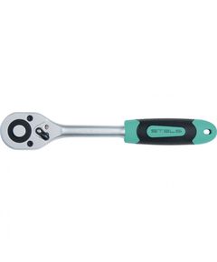 Ключ-трещотка 1/2", 72 зуба, с быстрым сбросом, CrV STELS 14027S, фото  | SNABZHENIE.com.ua