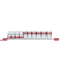 Набор торцевых головок 1/4 10 шт. CrV 4-13мм MATRIX, фото  | SNABZHENIE.com.ua