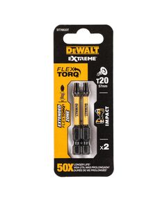 Набір біт DeWALT Torx T20 50 мм, 2 шт, IMPACT TORSION, фото  | SNABZHENIE.com.ua