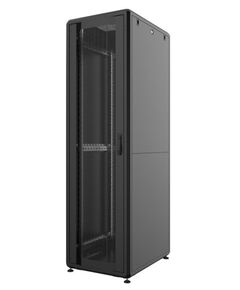 Шафа MIRSAN 19", 22U, GTS, перфорація 63%, 600x1000 мм, максимально 2000 кг, чорна, фото  | SNABZHENIE.com.ua