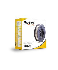 Алюмінієвий зварювальний дріт GRADIENT, ER4043, 0,8 мм, 2 кг, фото  | SNABZHENIE.com.ua