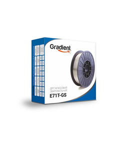 Дріт флюсовий GRADIENT E71T-GS ?1,0 мм (1 кг) самозахисний, фото  | SNABZHENIE.com.ua