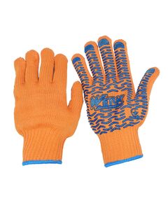 Рукавички ХБ помаранч, синій ПВХ Werk, фото  | SNABZHENIE.com.ua