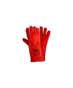 Краги замшеві червоні Werk WE2127, фото  | SNABZHENIE.com.ua