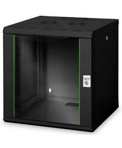 Шафа DIGITUS 19", 12U, Wall Mounting Unique, 600x600 мм, 100кг максимально, чорна, фото  | SNABZHENIE.com.ua