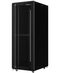 Шафа MIRSAN 19", 42U, GTS, перфорація 63%, 600x1100 мм, максимально 2000 кг, чорна, фото  | SNABZHENIE.com.ua