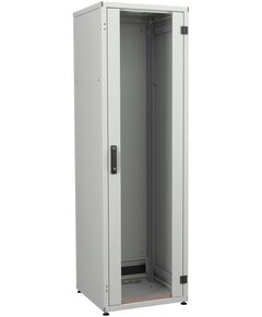 Шафа ZPAS 19", 42U, SZB IT, одностулкові передні перфоровані, задні суцільні двері, 800x800 мм, максимально 1000кг, сіра, фото  | SNABZHENIE.com.ua