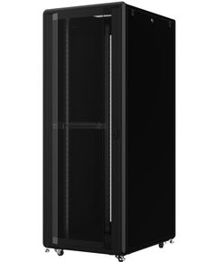 Шафа MIRSAN 19", 42U, GTS, перфорація 63%, 800x1100 мм, максимально 2000 кг, чорна, фото  | SNABZHENIE.com.ua