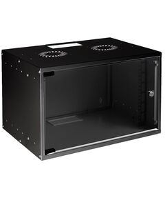 Шафа MIRSAN 19", 7U, SOHO, 535x300 мм, максимально 30 кг, чорна, фото  | SNABZHENIE.com.ua