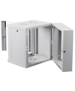 Шафа ZPAS 19", 18U, Z-CUBE, змінні бічні стінки, скляні двері, 600x600 мм, максимально 60 кг, сіра, фото  | SNABZHENIE.com.ua