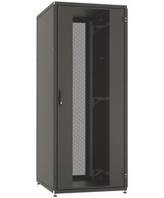 Шафа ZPAS 19", 42U, SZB IT, одностулкові передні та задні перфоровані двері, 800x1000 мм, максимально 1500кг, чорна, фото  | SNABZHENIE.com.ua