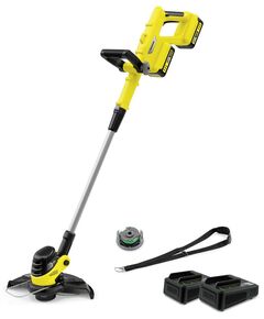 Тример садовий акумуляторний Karcher LTR 3-18 Dual Battery Set 18В акб 2х2А&middot;год 30см 8000об/хв 2хЗП Power 2.42кг, фото  | SNABZHENIE.com.ua