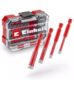 Свердло по кахелю та склу трубчате Einhell 5/6/8/10мм XS-Case набір 4шт 0.12кг, фото  | SNABZHENIE.com.ua