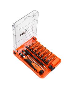 Біти Neo Tools, 1/4", бітотримач, прецизійні, CrV, набір 45шт, фото  | SNABZHENIE.com.ua