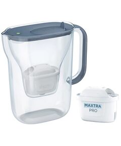 Фільтр-глечик Brita Style Essential MXPro 2.4л (1.4л очищеної води) з картриджем сіро-блакитний, фото  | SNABZHENIE.com.ua