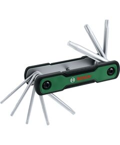 Ключі шестигранні Bosch Torx 8 в 1 складаються в корпус, набір 8шт, фото  | SNABZHENIE.com.ua