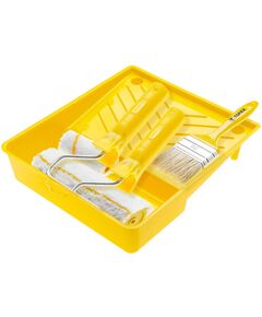 Набір малярський TOPEX 24x32см, валик D 48мм 4шт, фото  | SNABZHENIE.com.ua