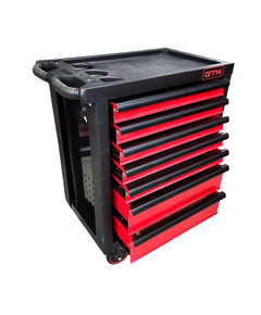 GTM Візок інструментальний (тумба) на колесах 7 відділень, центр. замок, лоток, фото  | SNABZHENIE.com.ua