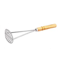 Толкушка овальна ГОСПОДАР з лакованою ручкою, фото  | SNABZHENIE.com.ua