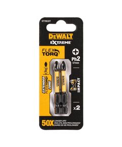 Набір біт DeWALT IMPACT TORSION Philips Ph2, 50 мм, 2 шт, фото  | SNABZHENIE.com.ua