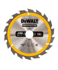 Диск пильний DeWALT 190x30 мм, 18 зубів, 20&deg;, швидкий різ DT1943, фото  | SNABZHENIE.com.ua