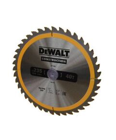 Диск пильный DeWALT 235x30 мм, 40 зубьев, 10&deg; угол, универсальный, фото  | SNABZHENIE.com.ua