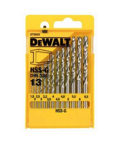 Набор сверл по металлу DeWALT 13 шт. 1.5-6.5 мм в кассете, фото  | SNABZHENIE.com.ua