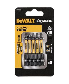 Набор бит DeWALT IMPACT TORSION Torx T10, 50 мм, 5 шт, фото  | SNABZHENIE.com.ua